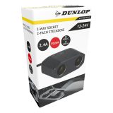 Dunlop laadija 2 USB-pesaga | HL Autoosad