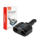 AMiO sigaretisüütaja pesa jagaja PD30W/PD20W QC3.0 | HL Autoosad