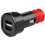 Lampa kiirlaadija 2 x USB, 12–32 V, 2,7 A, DIN-otsikuga | HL Autoosad