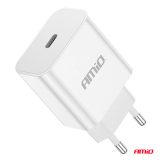 AMiO kiirlaadija USB-C, 20 W, 230 V | HL Autoosad