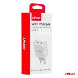 AMiO kiirlaadija 2 x USB-C, 40 W, 230 V | HL Autoosad