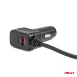 AMiO laadija 4 x USB-A, QC 3.0, PD 3.0, 180 W | HL Autoosad