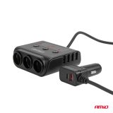 AMiO laadija 4 x USB-A, QC 3.0, PD 3.0, 180 W | HL Autoosad