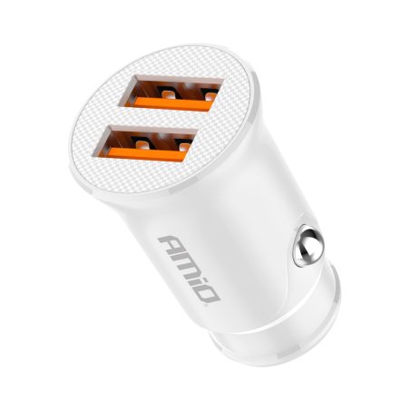AMiO laadija 2 x USB, 2,1 A, 12–24 V | HL Autoosad