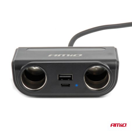 AMiO laadija USB-C ja USB-A, QC 3.0, PD 3.0, 120 W | HL Autoosad