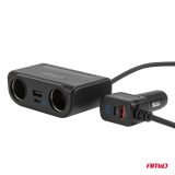 AMiO laadija USB-C ja USB-A, QC 3.0, PD 3.0, 120 W | HL Autoosad