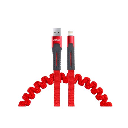 AMiO laadimisjuhe Apple – USB, 120 cm, punane | HL Autoosad