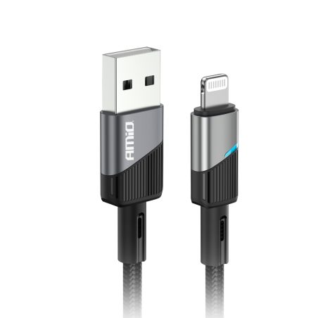 AMiO laadimisjuhe USB – Lightning, 3 A, 100 cm | HL Autoosad