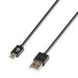 Lampa Micro USB laadimisjuhe, 1 m, must | HL Autoosad