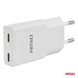 AMiO GaN seinalaadija 2 x USB-C, 30 W, 230 V | HL Autoosad