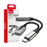 AMiO adapter USB-C – 3,5 mm miniJack, 10 cm | HL Autoosad