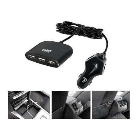 Lampa autolaadija 5 USB-pesaga | HL Autoosad