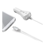 Celly 12/24 V 1 A micro-USB autolaadija, valge | HL Autoosad