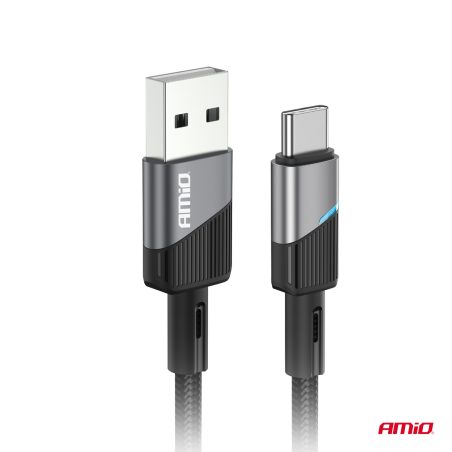 AMiO kaabel USB-A – USB-C, 3 A, 200 cm | HL Autoosad