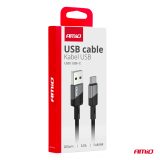AMiO kaabel USB-A – USB-C, 3 A, 200 cm | HL Autoosad