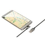 Lampa USB-C-juhe 90° otsikuga, 100 cm, must | HL Autoosad