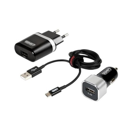 Lampa kiirlaadimiskomplekt Micro USB 12/24 V | HL Autoosad