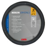 Lampa roolikate Merilyn kristallidega, Ø 37–39 cm, must | HL Autoosad