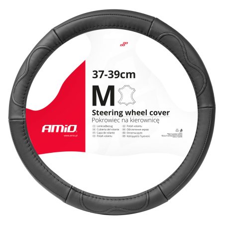 AMiO roolikate Ø 37–39 cm, must nahk | HL Autoosad