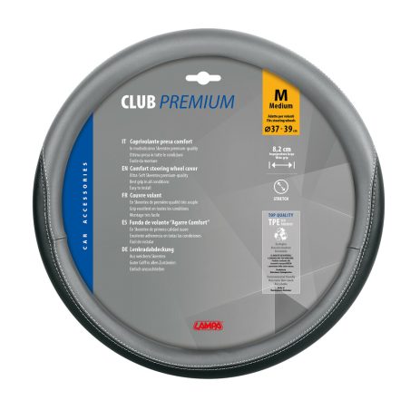 Lampa roolikate Club, Ø 37–39 cm, must-hall | HL Autoosad