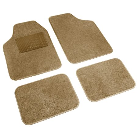 Tekstiilmattide komplekt 4tk, beež