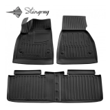 Tesla Model S 2012–2021 3D kummimatid komplekt | HL Autoosad