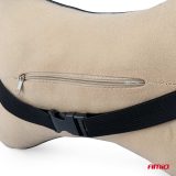 AMiO ergonoomiline kaelapadi 30 x 18 cm, must | HL Autoosad