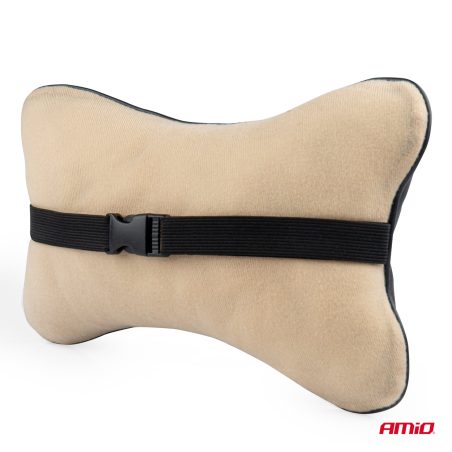 AMiO ergonoomiline kaelapadi 30 x 18 cm, must | HL Autoosad