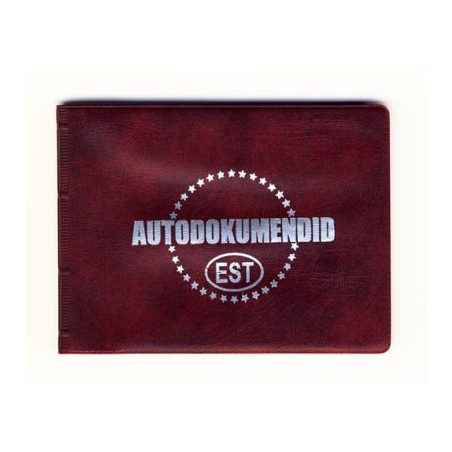 Autodokumentide kaaned, punane PVC | HL Autoosad