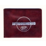 Autodokumentide kaaned, punane PVC | HL Autoosad