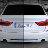Plexi Dezentofix numbrimärgi hoidja, must | HL Autoosad