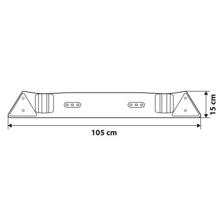 Lampa dubleeriv numbrialus tuledega 12/24 V | HL Autoosad