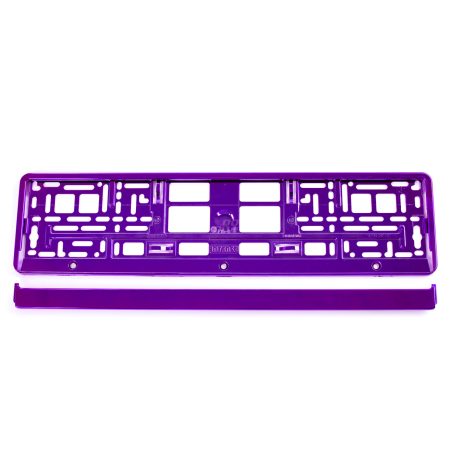 AMiO numbrialus plastik, metallik violetne | HL Autoosad