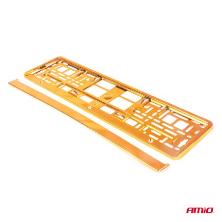 AMiO numbrialus plastik metallik oranž | HL Autoosad