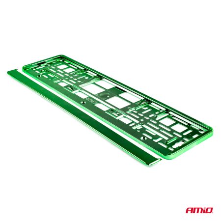 AMiO numbrialus plastik metallik roheline | HL Autoosad
