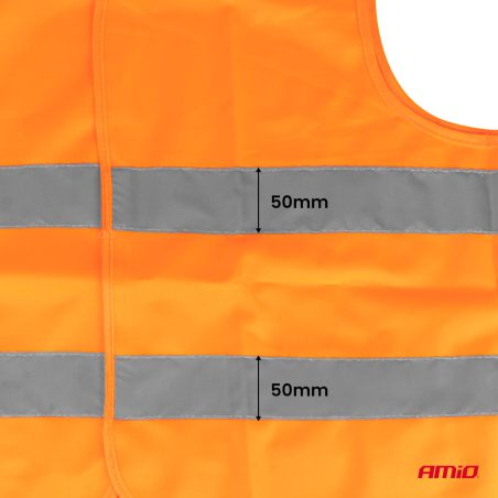 AMiO ohutusvest oranž, XL, 100% polüester | HL Autoosad