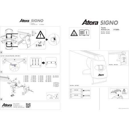 Atera katuseraam alumiinium Avensis 09- | HL Autoosad