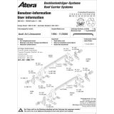 Atera katuseraam must A4 94-11/00 | HL Autoosad