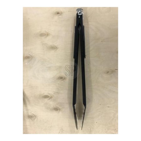 Grillitangid 51 cm, teras, must | HL Autoosad