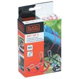 Black+Decker koormakinnitus, 2 tk veniv 60 cm karabiin | HL Autoosad