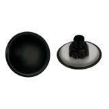Lampa augukatted 22 mm, 2 tk, mustad | HL Autoosad
