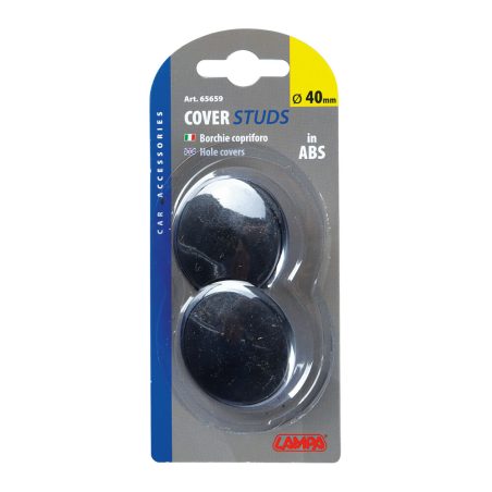 Lampa augukatted 40 mm, 2 tk, mustad | HL Autoosad