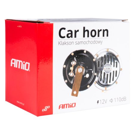 AMiO pasuna komplekt 12 V 125 mm, 2 tk 110 dB, kroom | HL Autoosad