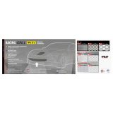 Lampa iluvõre romb 100 x 33 cm, ava 2 x 4 mm, must | HL Autoosad