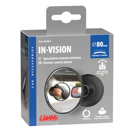 Lampa sisepeegel iminapaga, läbim 80 mm | HL Autoosad
