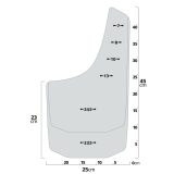 Lampa porikummide komplekt nr 1, 2 tk, 25 x 42 | HL Autoosad