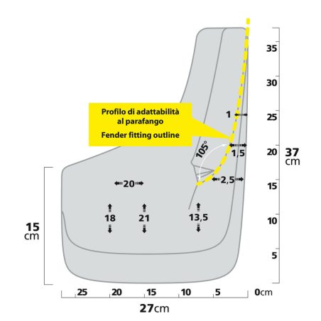 Lampa porikummide komplekt nr 8, 2 tk, 27 x 37 cm | HL Autoosad