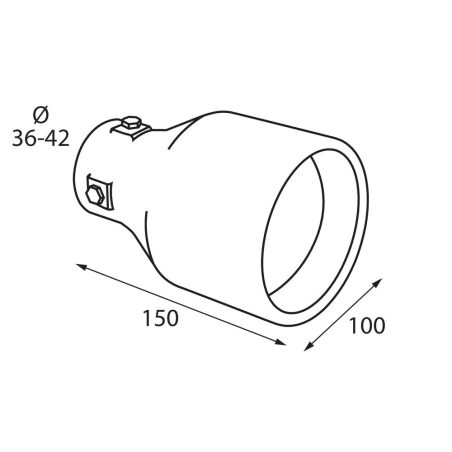 Lampa summutiotsik TS-36 36–42 mm | HL Autoosad