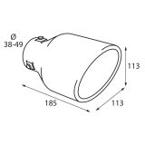 Lampa summutiotsik TS-40 38–49 mm | HL Autoosad