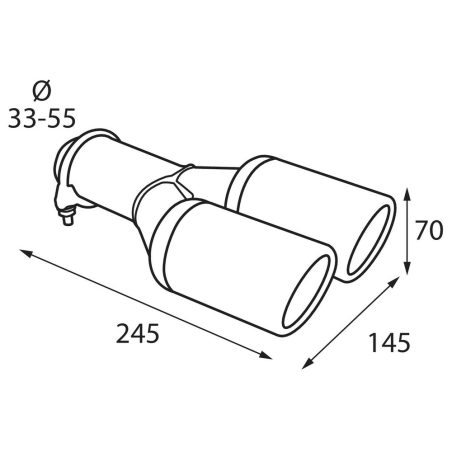 Lampa summutiotsik TS-43 33–44 mm | HL Autoosad